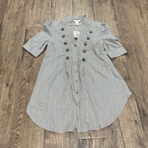 Women's brand new, size extra small, gray, Candies brand coverup/top.